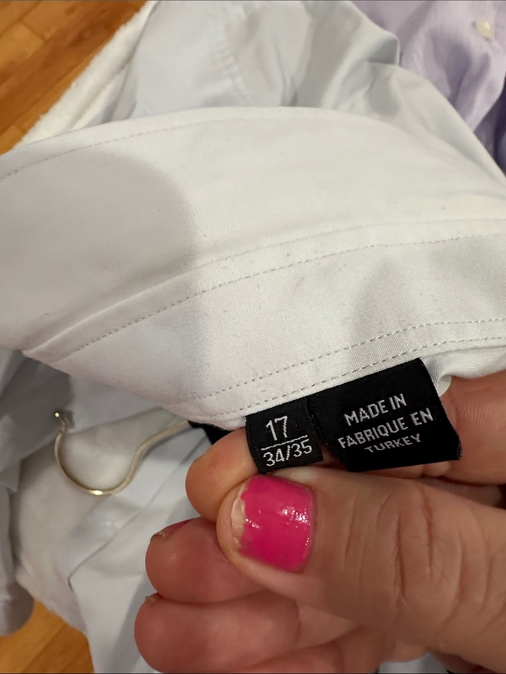 BOSS Men's White Button-Front Dress Shirt - Spread Collar ⚽️ - Picture 9 of 9